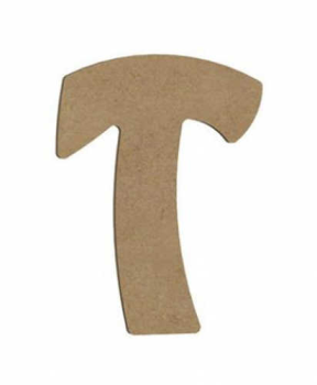 [069T] Lettre «T» Majuscule Arrondie 8 cm