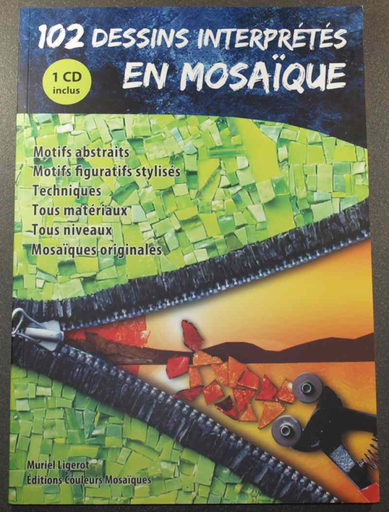 Livre 102 Dessins Interprétés en Mosaique + CD inclus