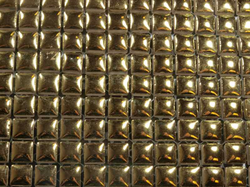 Micro Emaillée 9 x 9 mm n°29 Or, par 100g