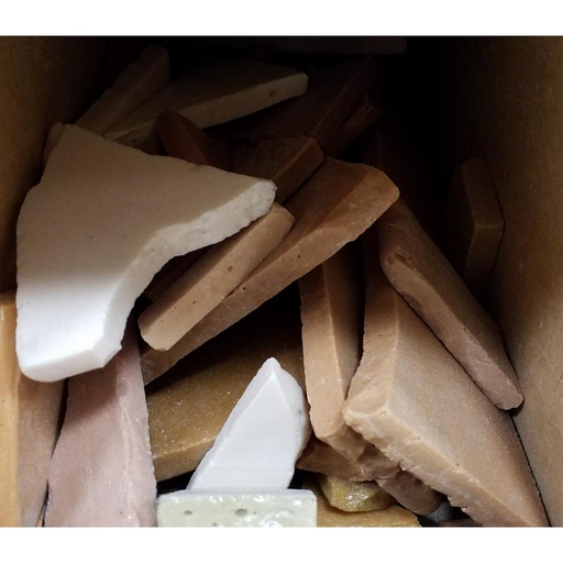 [MORDALSMAORSCHACLA] Morceaux de Dalles de Smalt Orsoni Marron, par 500g