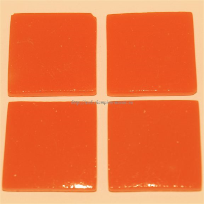 [304] Pâte de verre 304 (Orange) 2,3 x 2,3 cm, par 100g