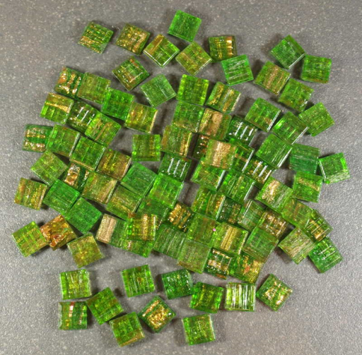 [10.80] Micro Bisazza 1 x 1 cm Vert GM 10.80, par 100 g