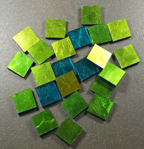 [G2040] Orsoni 2 x 2 cm Oro Verde