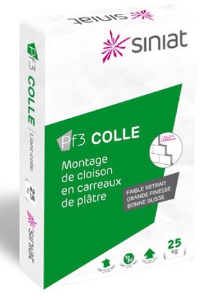 [PREGYDRO25KG] Colle PF3 à Carreau de Platre - 25 kg