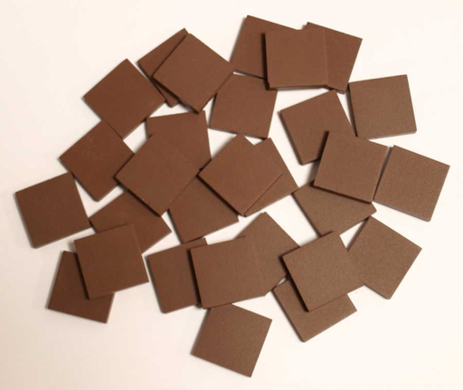 Grès Cérame 2 x 2 cm Chocolat Brun, par 100g