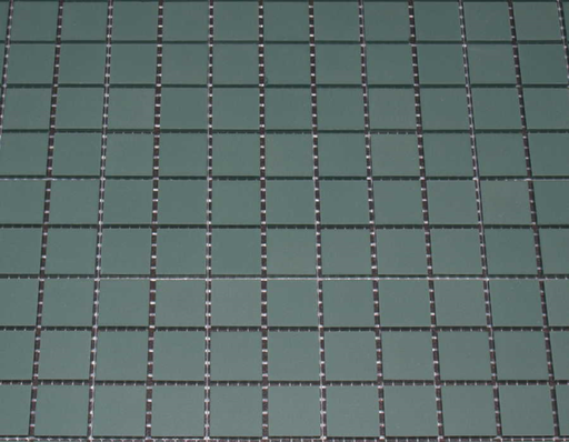 Grès Cérame 2 x 2 cm Vert, à la plaque 