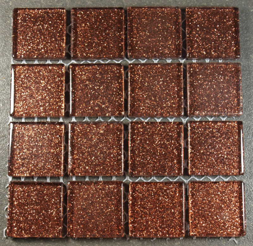 Pailleté 2,3 x 2,3 cm Marron, par 100g