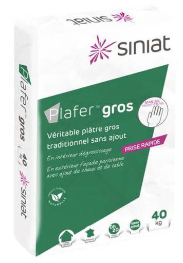 [95854] Plâtre Gros - 25 kg