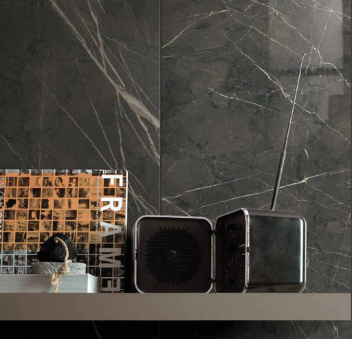 Grès Cérame, Antique Marble Brillant, 80 x 80 cm, ep. 6 mm, vendu au m², 1 bte = 1.92 m²