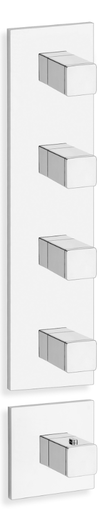 Quadri - Façade Laiton - 4 sorties - XQ 88451 