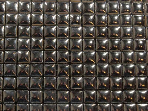 Micro Emaillée 9 x 9 mm n°42 Gris Argent, par 100g
