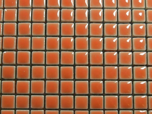 Micro Emaillée 9 x 9 mm n°39 Orange Tango, par 100g