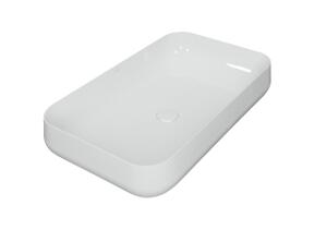 Qube - Lavabo - 75 x 44 cm - A Poser - Sans Trous